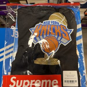 ERIC EMANUEL EE SHORTS NEW YORK KNICKS BLACK GOLD MENS LARGE BRAND NEW