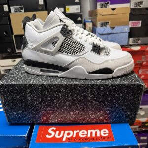 NIKE AIR JORDAN 4 Retro Military Black WHITE DH6927-111 MENS SIZE 13 BRAND NEW