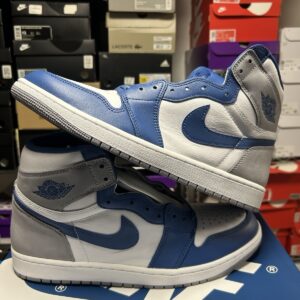 NIKE AIR Jordan 1 Retro High OG DZ5485-410 True Blue WHITE GREY M 13 BRAND NEW