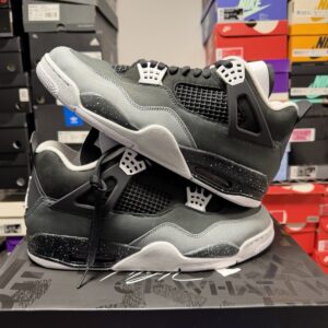 NIKE AIR Jordan 4 Retro FQ8138-002 FEAR 2024 BLACK WHITE MENS SIZE 13 NEW