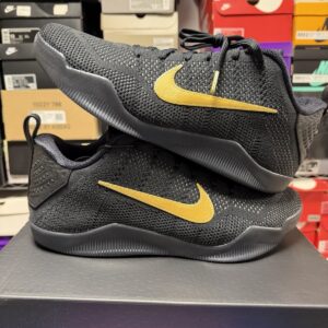 NIKE Kobe XI ELITE PROTRO FADE TO BLACK IM4260-001 BLACK GOLD MENS SIZE 13 NEW