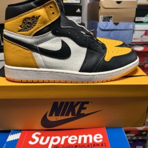 Nike Air Jordan 1 Retro High OG Yellow Toe 555088-711 MENS SIZE 13 BRAND NEW