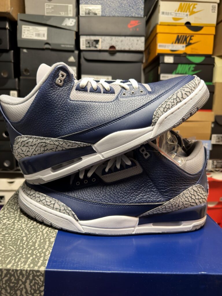 Nike Air Jordan 3 Retro CT8532-401 G'TOWN MID NAVY WHITE MENS SIZE 13 BRAND NEW