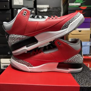 Nike Air Jordan 3 Retro SE CK5692-600 Unite FIRE RED CEMENT GREY MEN SIZE 13 NEW