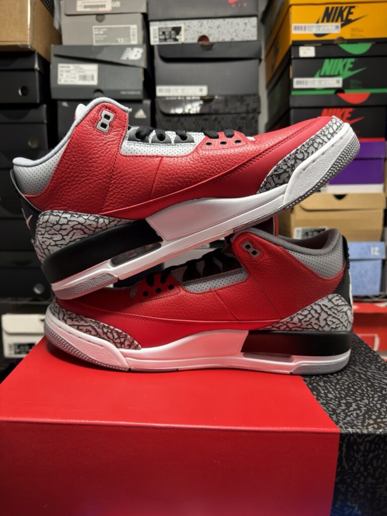 Nike Air Jordan 3 Retro SE CK5692-600 Unite FIRE RED CEMENT GREY MEN SIZE 13 NEW