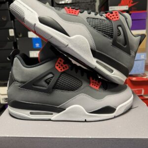 Nike Air Jordan 4 Retro DH6927-061 Dark GREY BLACK INFARED 23 MENS SIZE 13 NEW