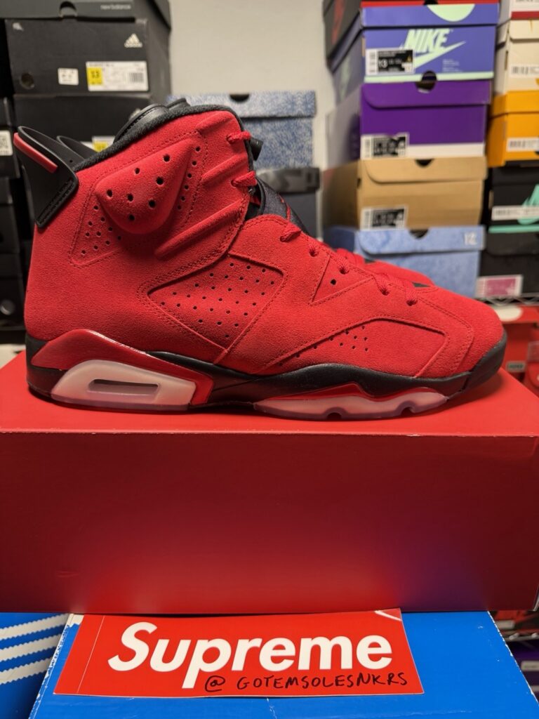 Nike Air Jordan 6 Retro CT8529 600 Toro Bravo RED BLACK MENS SIZE 13 BRAND NEW