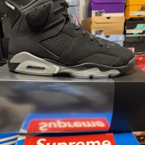 Nike Air Jordan 6 Retro DX2836-001 BLACK MET SILVER CHROME MEN SIZE 13 BRAND NEW