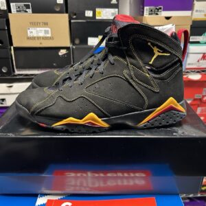 Nike Air Jordan 7 Retro Citrus CU9307-081 BLACK CITRUS VARS RED MENS SIZE 13 NEW