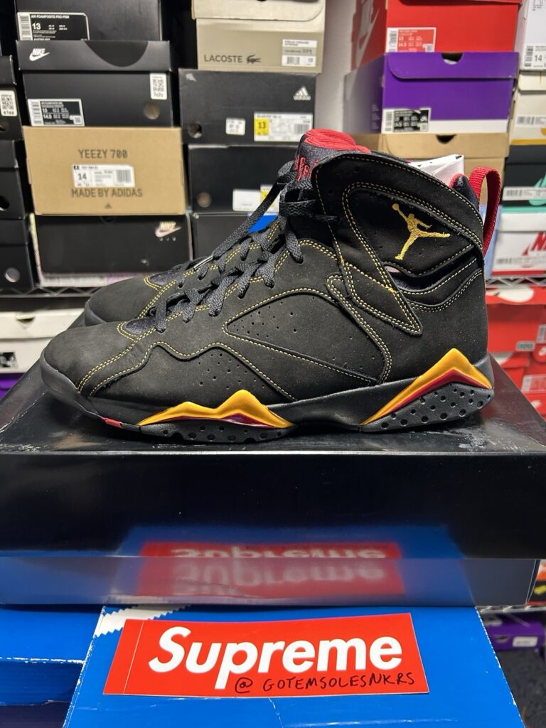 Nike Air Jordan 7 Retro Citrus CU9307-081 BLACK CITRUS VARS RED MENS SIZE 13 NEW