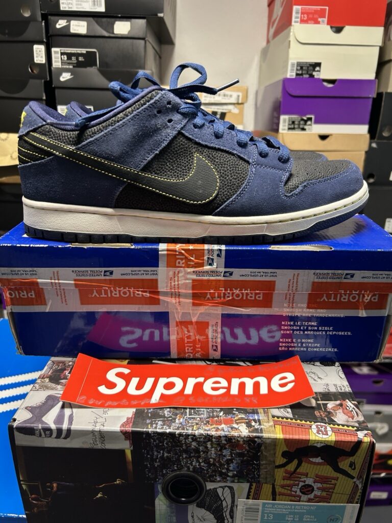Nike Dunk Low Pro SB Midnight Navy Black 304292-408 Blue Box VNDS SIZE 12 MENS