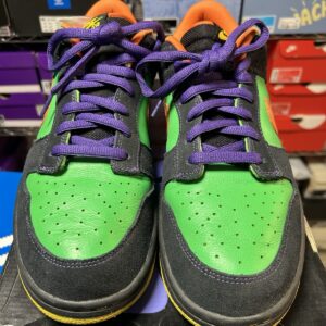 Nike SB Dunk Low Green Spark Hoop Orange MENS SIZE 13 313170-381 USED