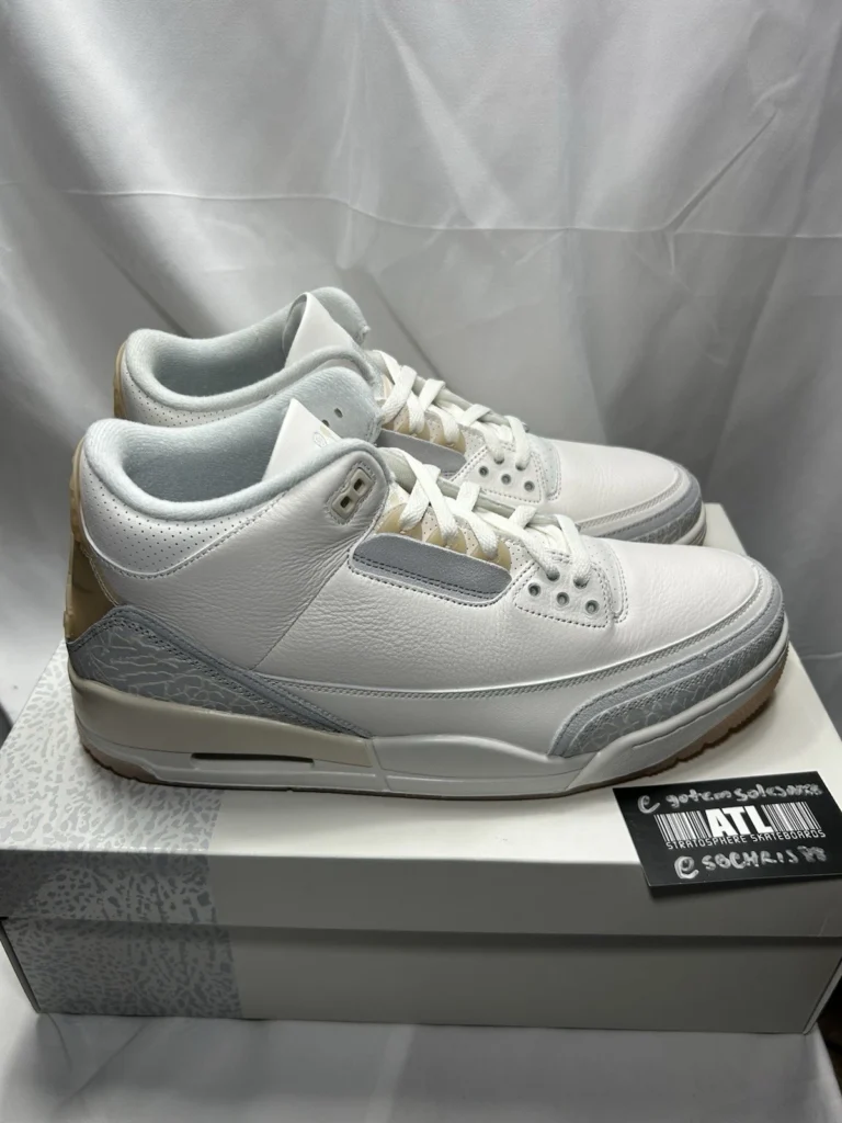 Air Jordan 3 Craft Ivory GREY MIST CREAM MENS Size 13 FJ9479-100 NEW DS WITH BOX