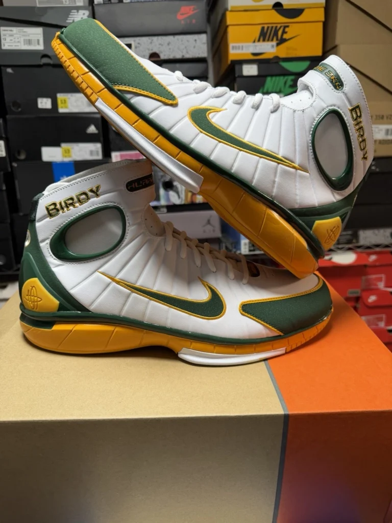 Nike Air Zoom Huarache 2K4 SB IW1884-100 Sue Bird White Green MENS SIZE 13 NEW