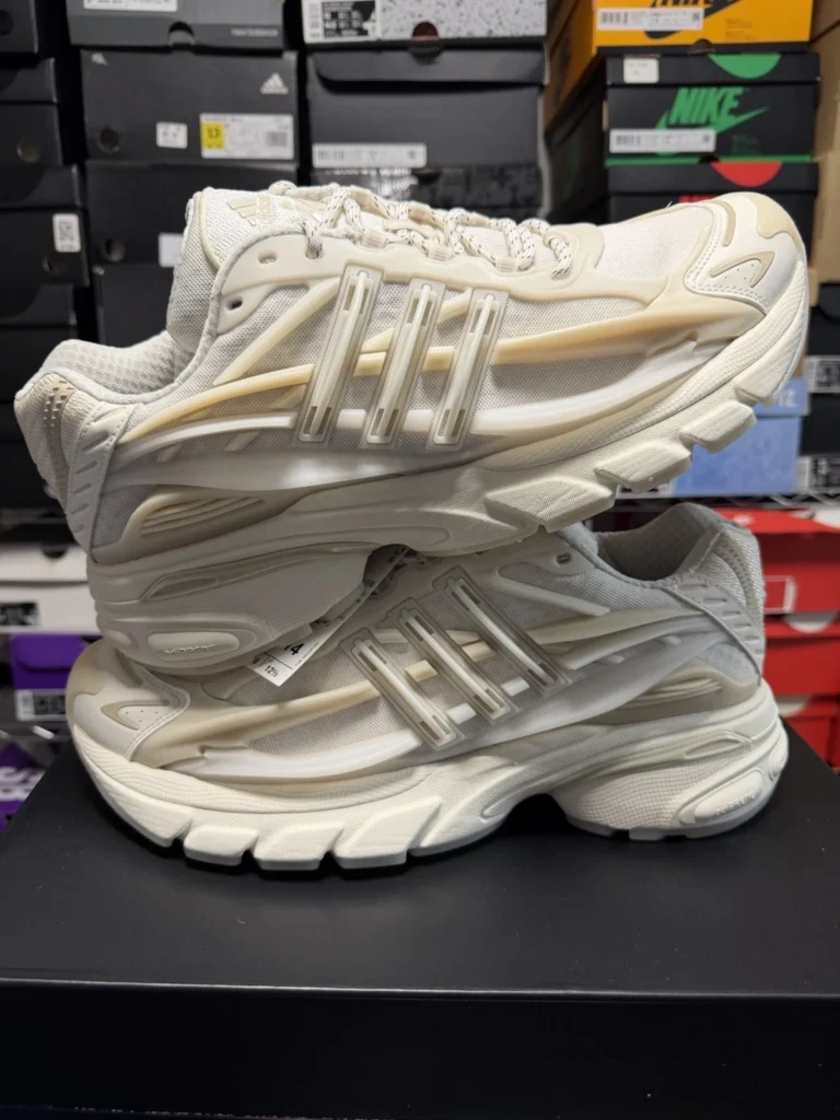 PW ADISTAR JELLYFISH PHARELL VIRGINIA KH6730 WHITE BROWN MENS SIZE 13 BRAND NEW