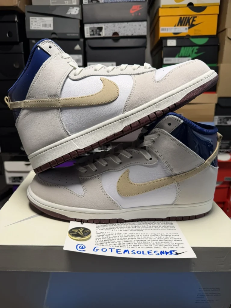Nike SB Dunk HI Pro QS BY IU4491-100 BEYOND WHITE IVORY SAND DUNE MEN 13 NEW