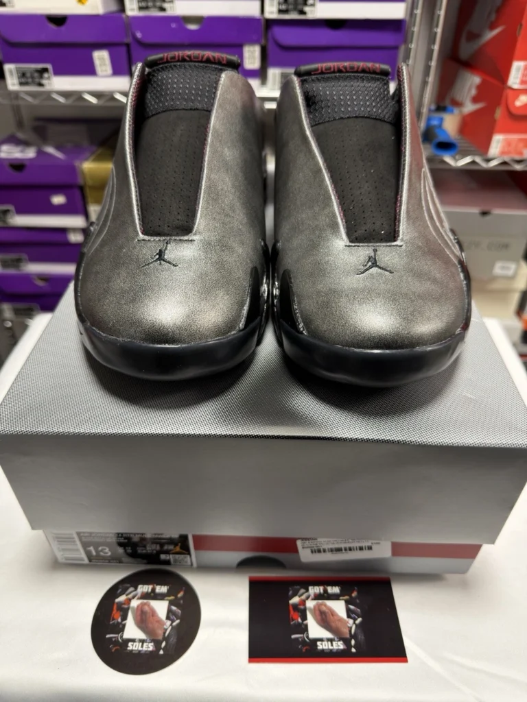 NIKE AIR JORDAN 14 RTR MULE MWLA SP IR0908 001 BLACK MET SILVER MEN SIZE 13 NEW