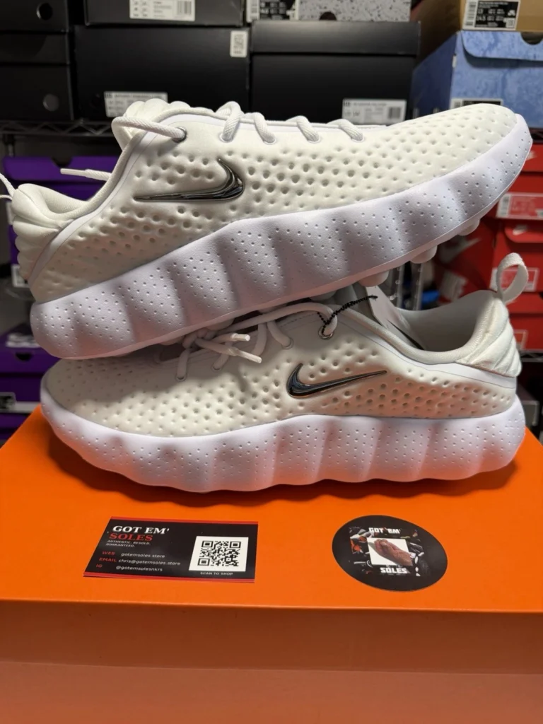 Nike Mind 002 HQ4308-003 WHITE METALLIC SILVER MENS SIZE 14 BRAND NEW