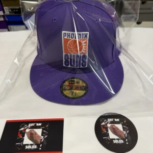 New Era 59FIFTY Phoenix Suns Fitted Hat 7 3/4 NBA 1995 All Star Patch Purple NEW
