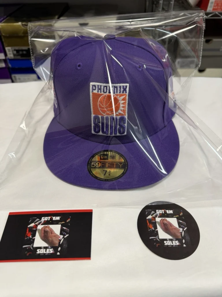 New Era 59FIFTY Phoenix Suns Fitted Hat 7 3/4 NBA 1995 All Star Patch Purple NEW