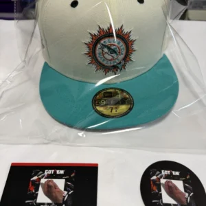 Florida Marlins MLB New Era 59Fifty WHITE 2003 World Series Patch 7 3/4 NEW