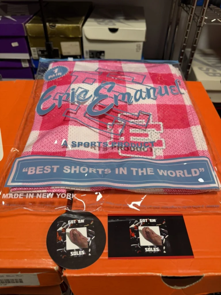ERIC EMANUEL EE SHORTS SICKO PINK GINGHAM MENS LARGE ‼️BRAND NEW‼️